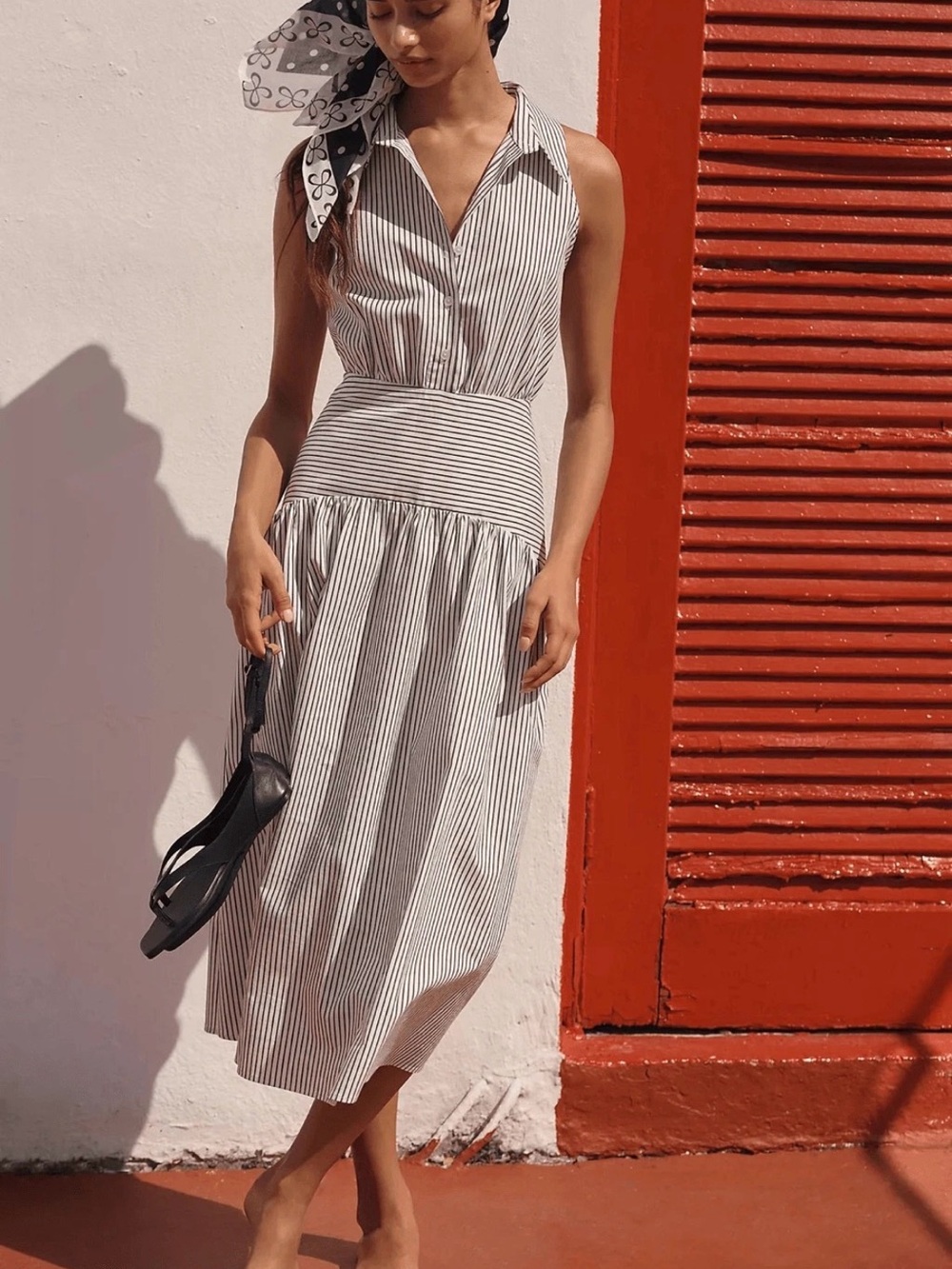 NWT Anthropologie Tobie Drop Waist Dress xs
